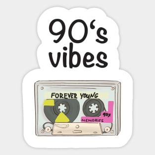 90s vibes Sticker